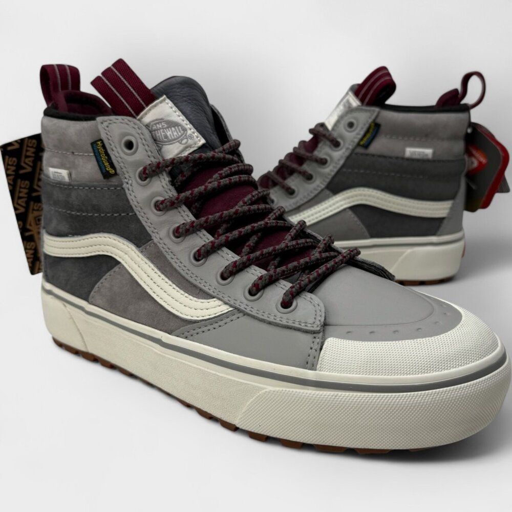 Vans Sk8-Hi MTE-2 Grey/White Womens Sz 9.5 New VN0A5HZZ51P - Picture 10 of 15